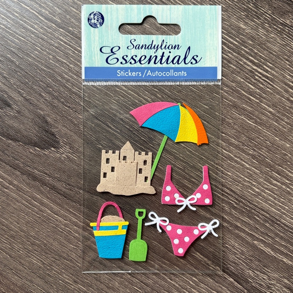 ❤️$3 Sandylion Essentials Beach Stickers